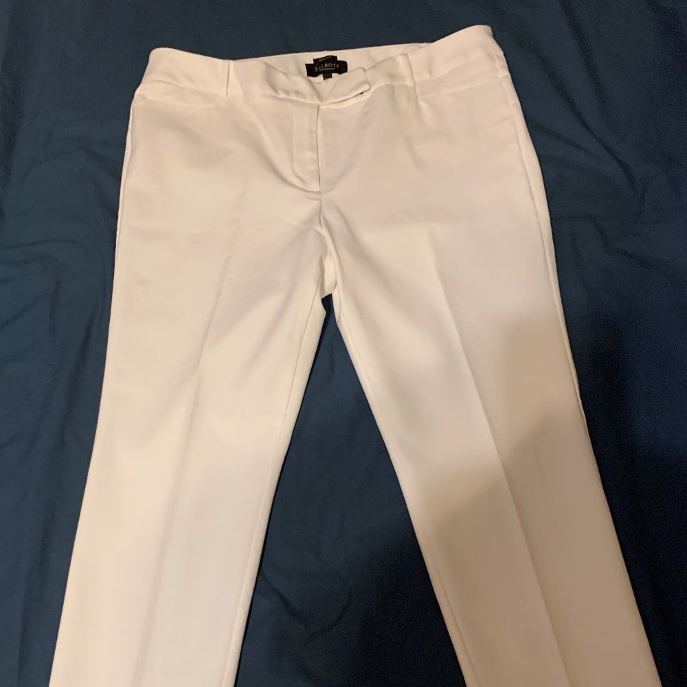 Talbots Newport Women White Pants 14WP